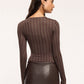 Women's Long Sleeve Patterned T-Shirt