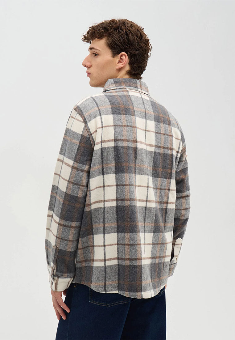 Men's Checked overshirt with pockets