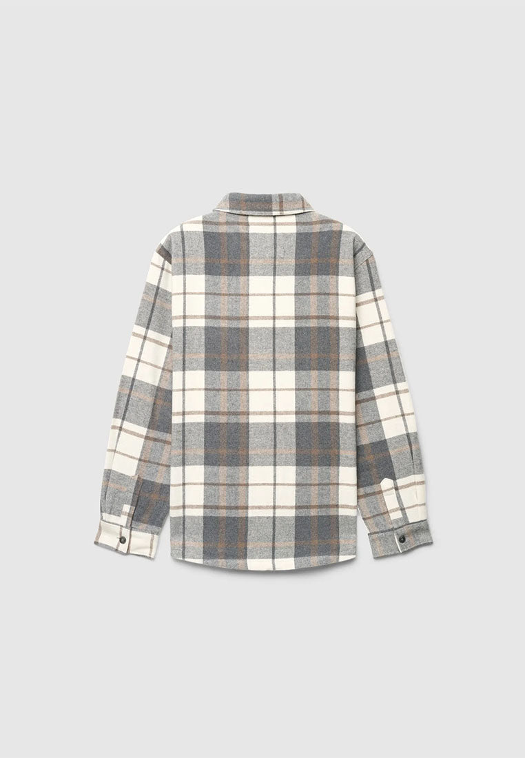 Men's Checked overshirt with pockets