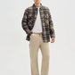 Men's Checked overshirt with pockets