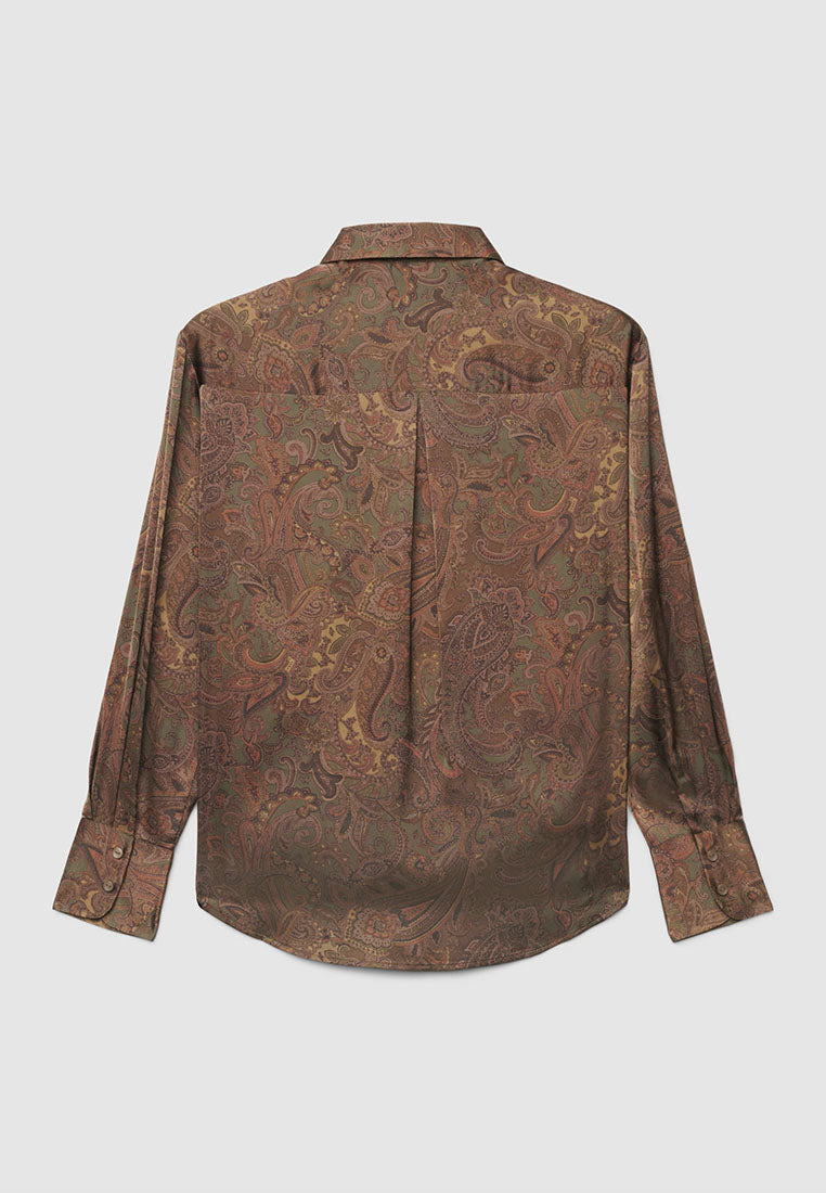 Women's Long Sleeve Flower Shirt