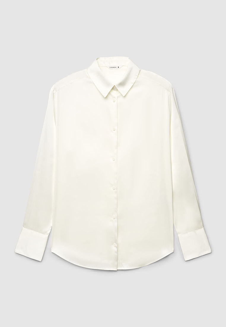 Women's Plain Colour Long Sleeve Shirt