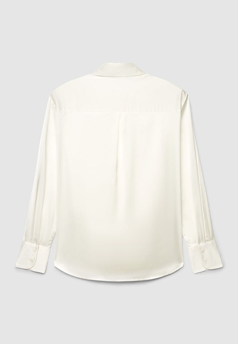 Women's Plain Colour Long Sleeve Shirt