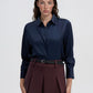 Women's Plain Colour Long Sleeve Shirt