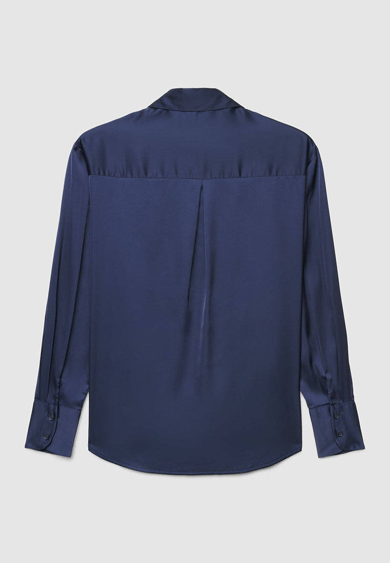 Women's Plain Colour Long Sleeve Shirt