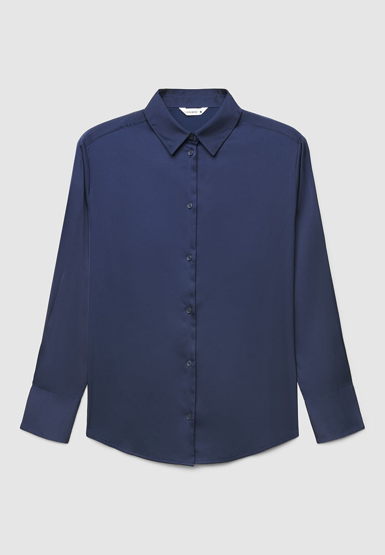 Women's Plain Colour Long Sleeve Shirt