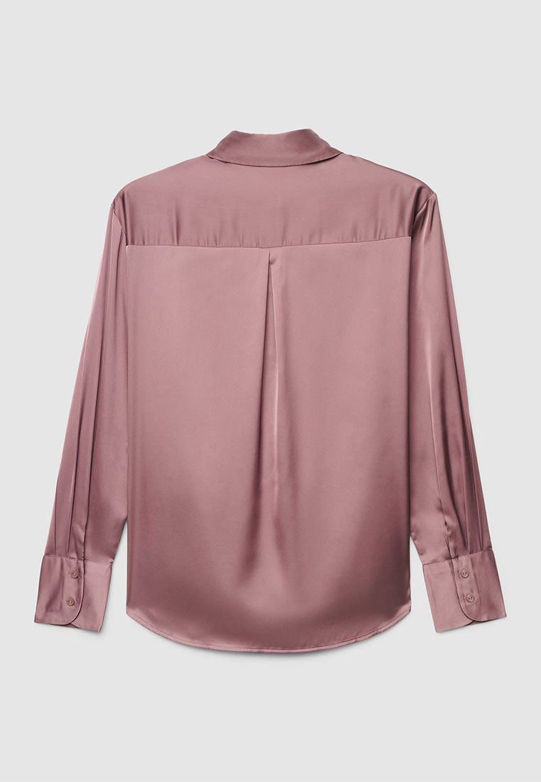 Women's Plain Colour Long Sleeve Shirt