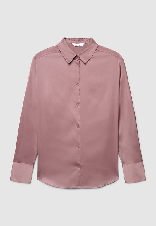 Women's Plain Colour Long Sleeve Shirt
