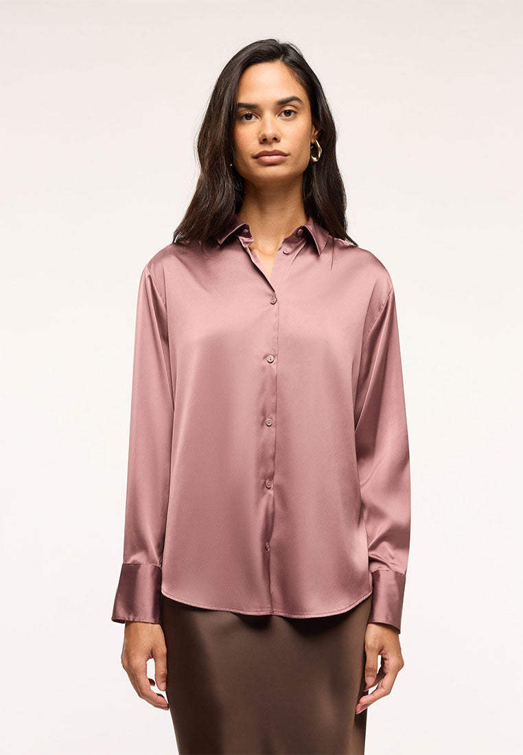Women's Plain Colour Long Sleeve Shirt
