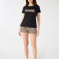 Women's Animal Graphic Print Pajama Set