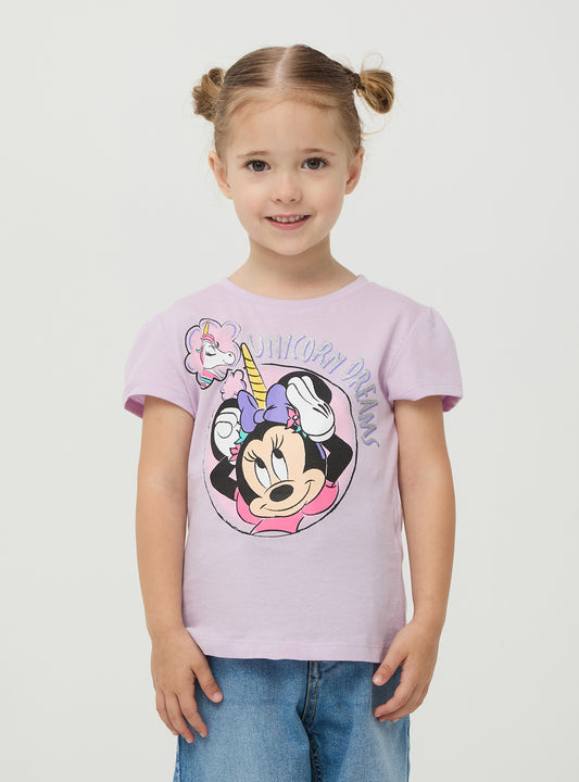 Kids Girls Short-sleeved T-shirt