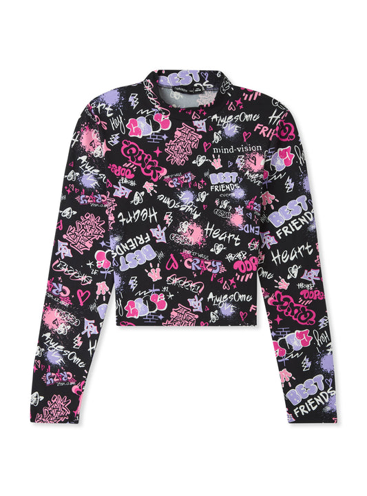 Girls's Long-sleeved T-shirt