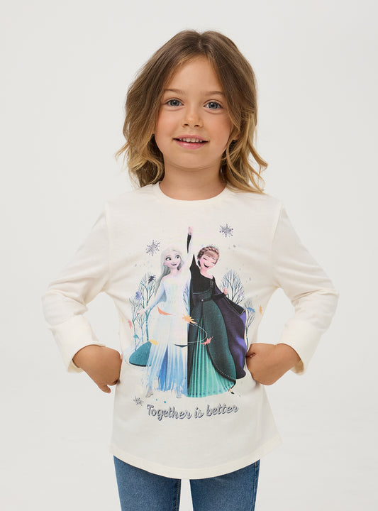 Kids Girls Long-sleeved T-shirt
