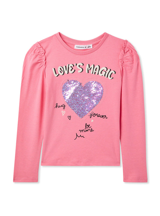 Kids Girls Long-sleeved T-shirt