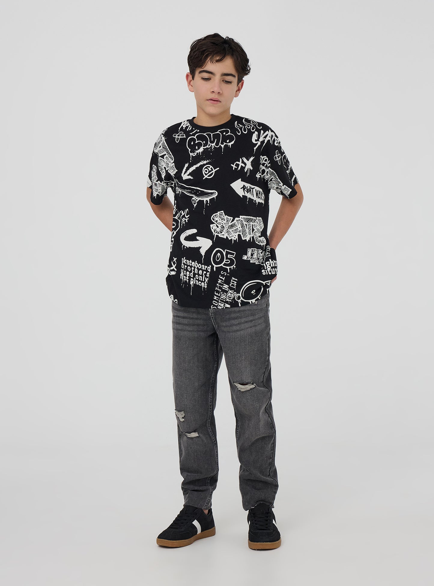 Kids Boys Short-sleeved T-shirt