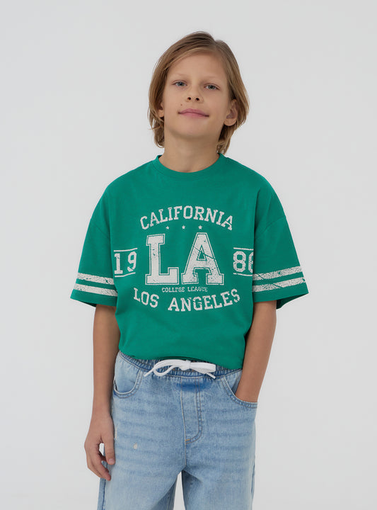 Kids Boys Short-sleeved T-shirt