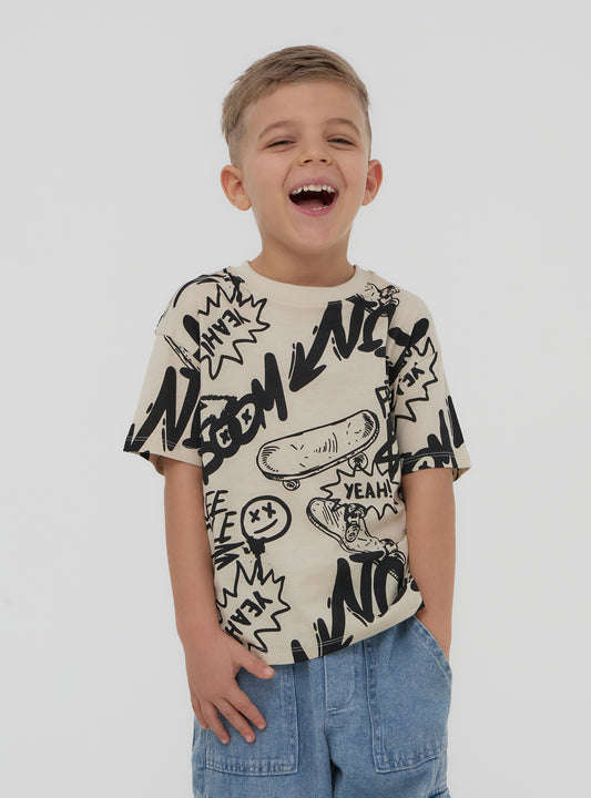 Kids Boys Short-sleeved T-shirt