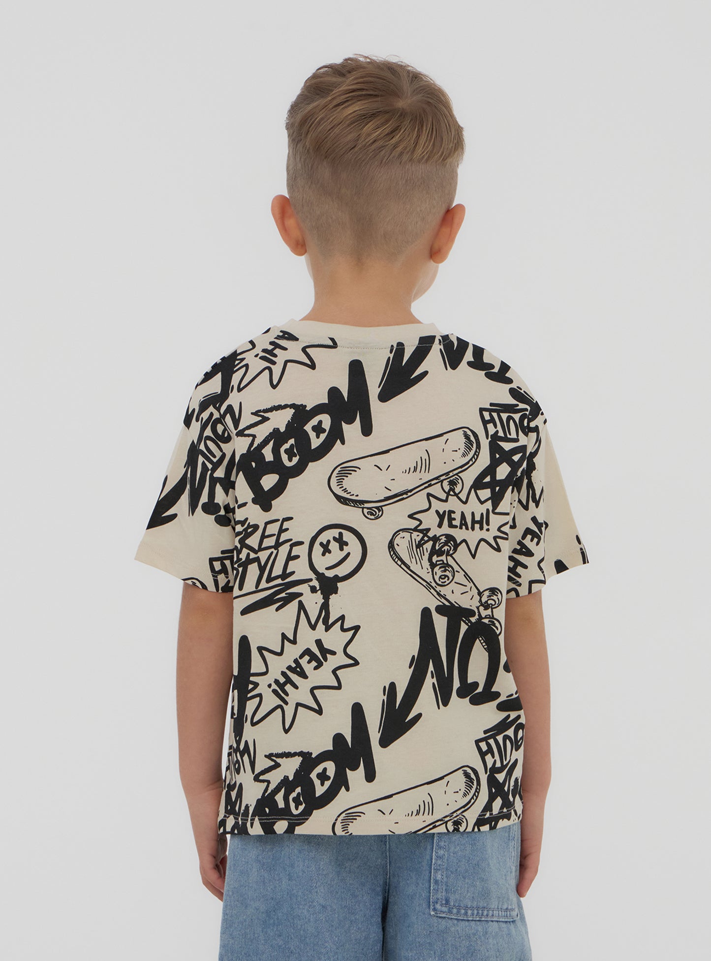 Kids Boys Short-sleeved T-shirt