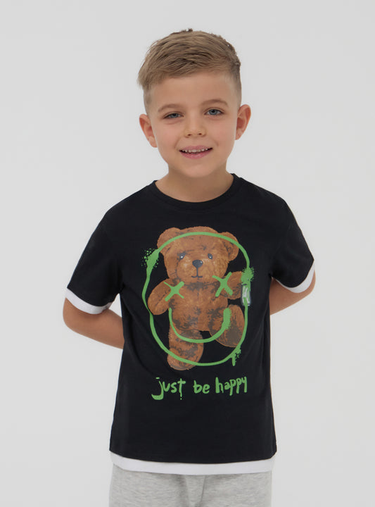 Kids Boys Short-sleeved T-shirt