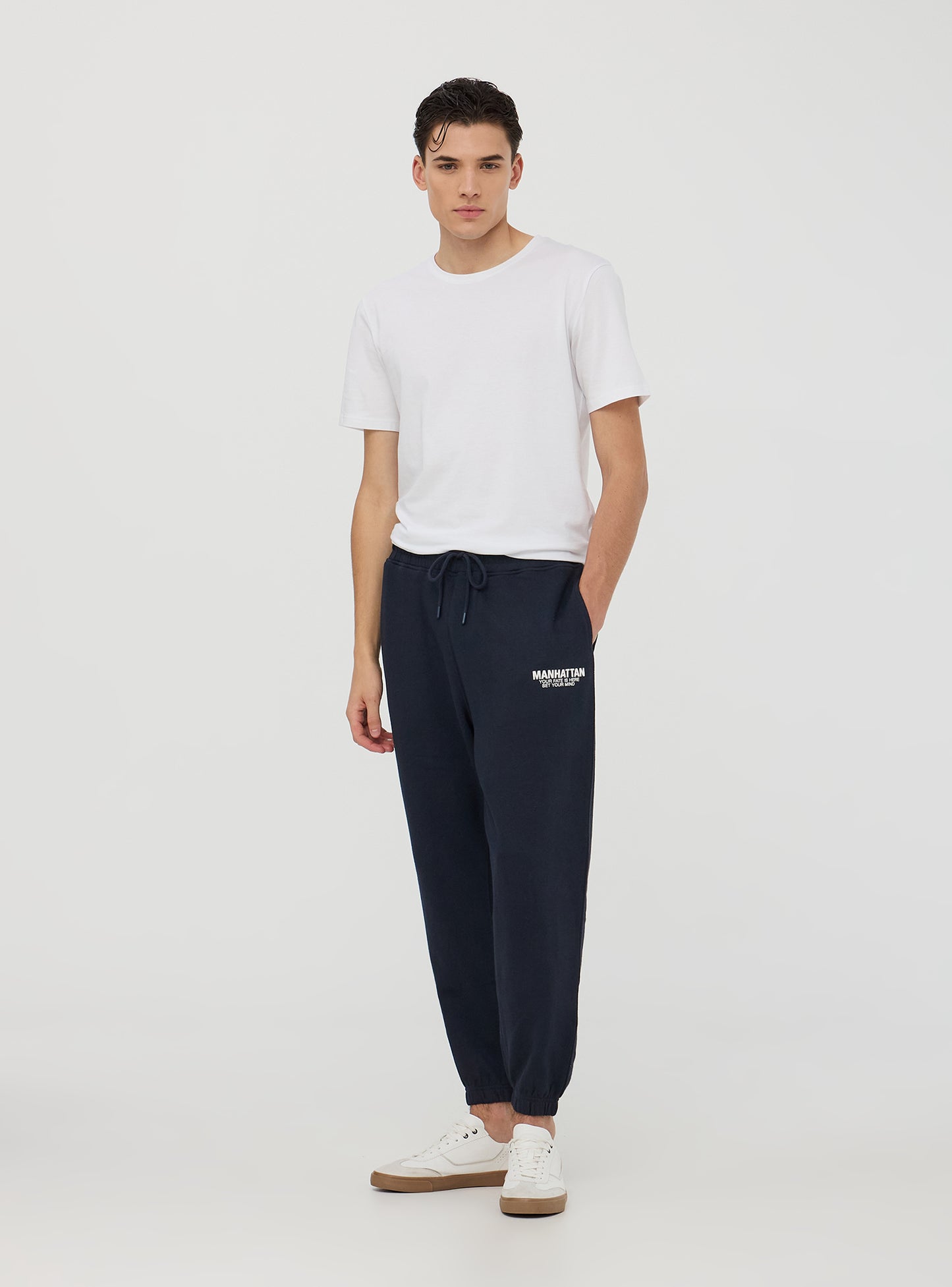 Man Full-length gym pants