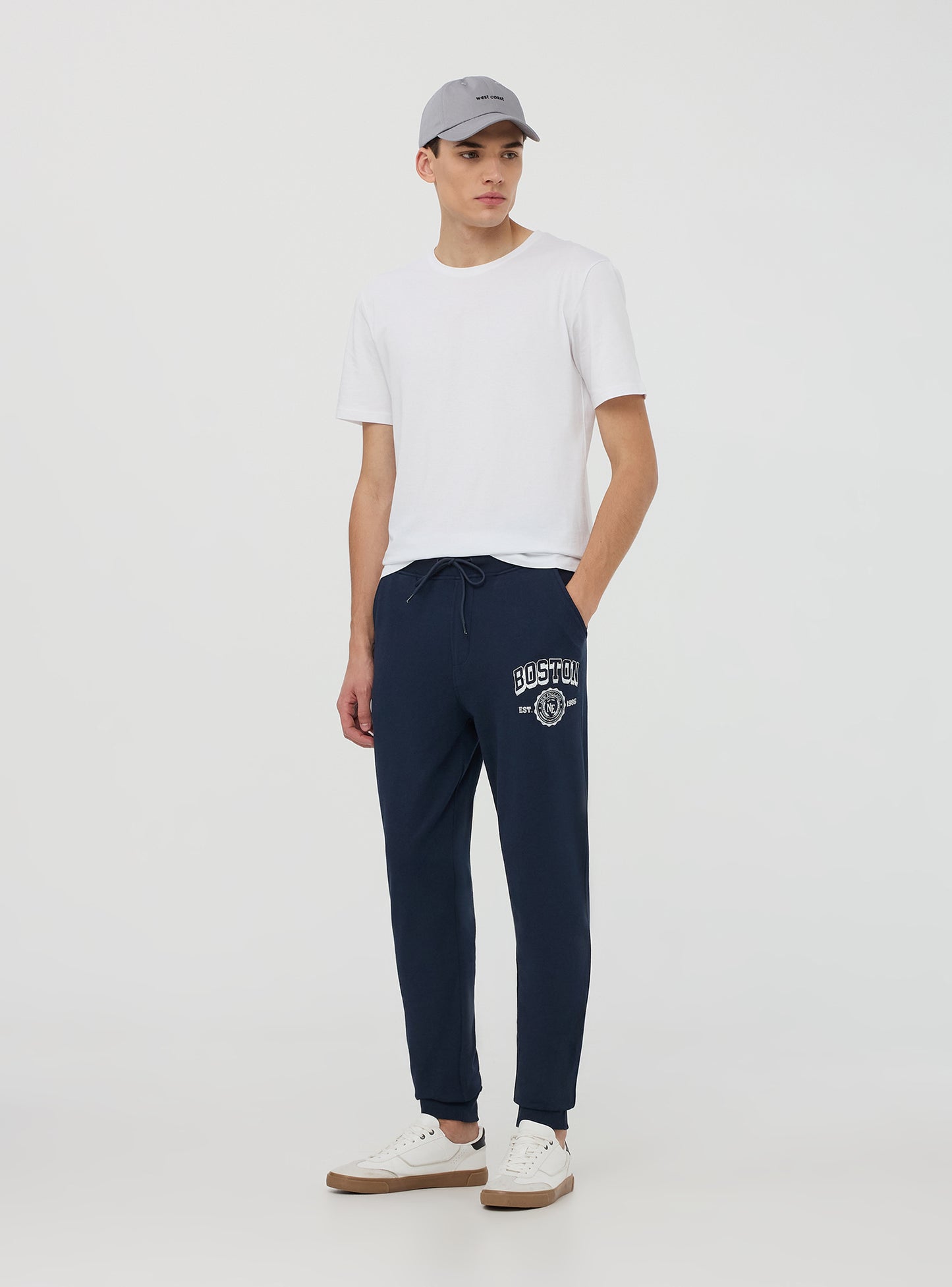 Man Full-length gym pants