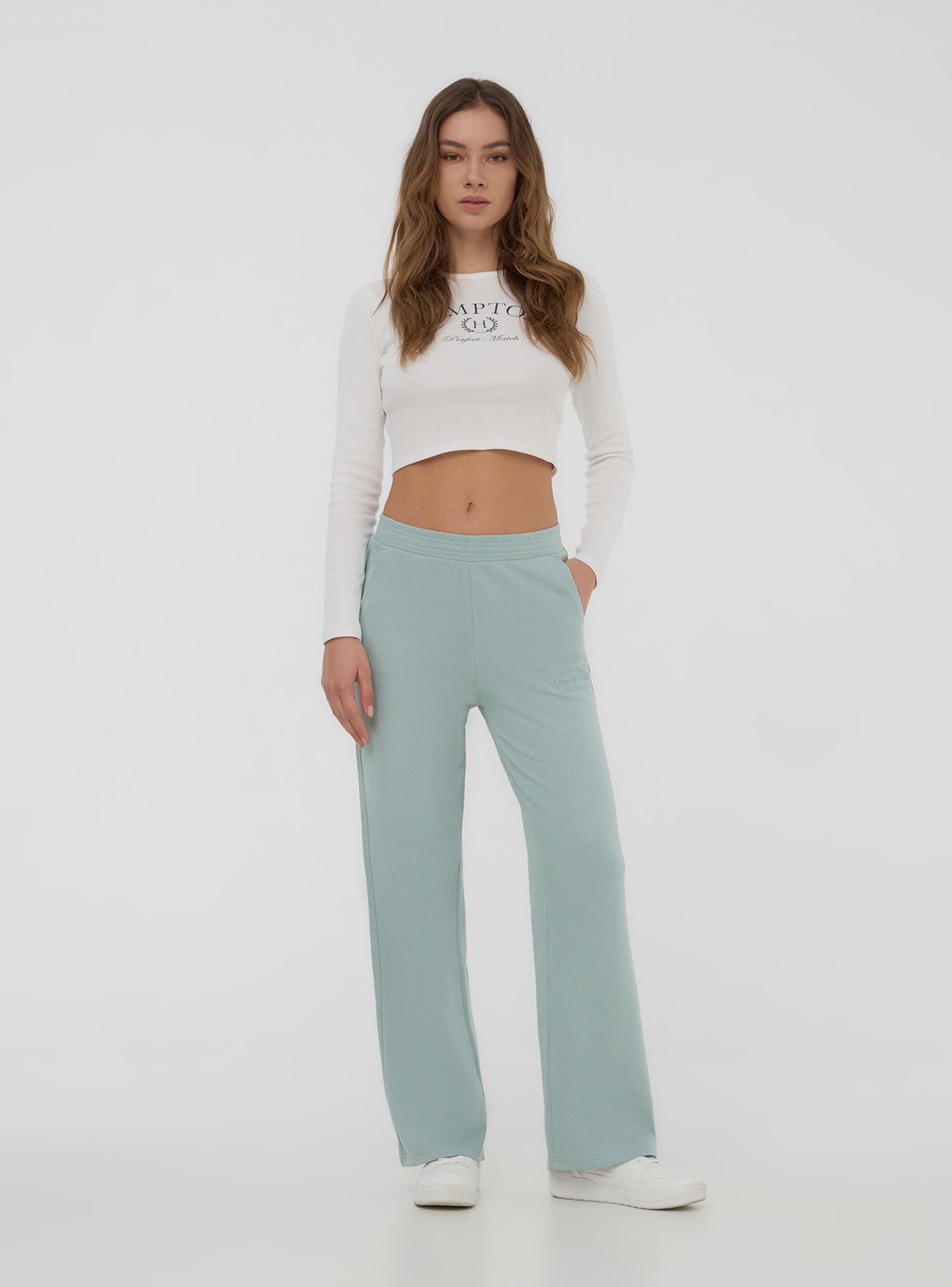 Woman Full-length gym pants