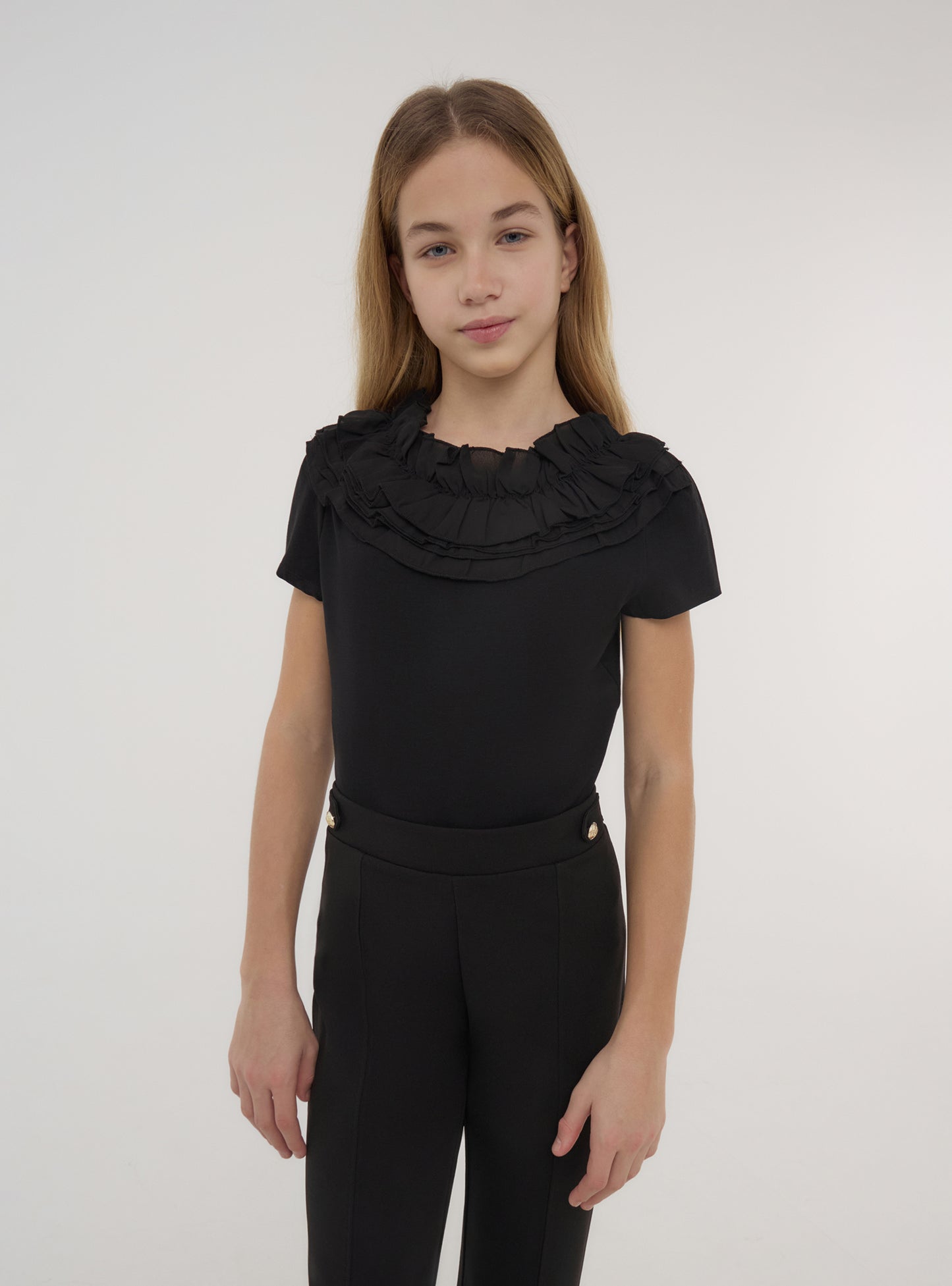 Kids Girls Short-sleeved T-shirt