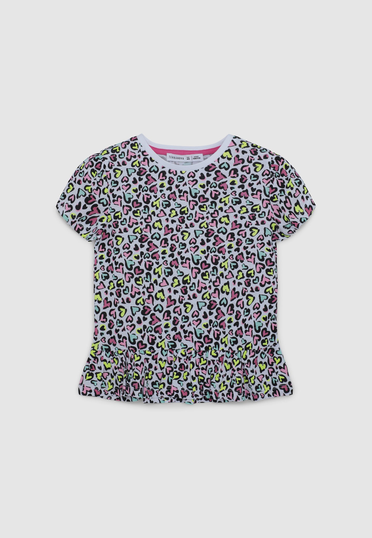 Kids Girls Short-sleeved T-shirt