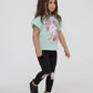 Kids Girls Short-sleeved T-shirt