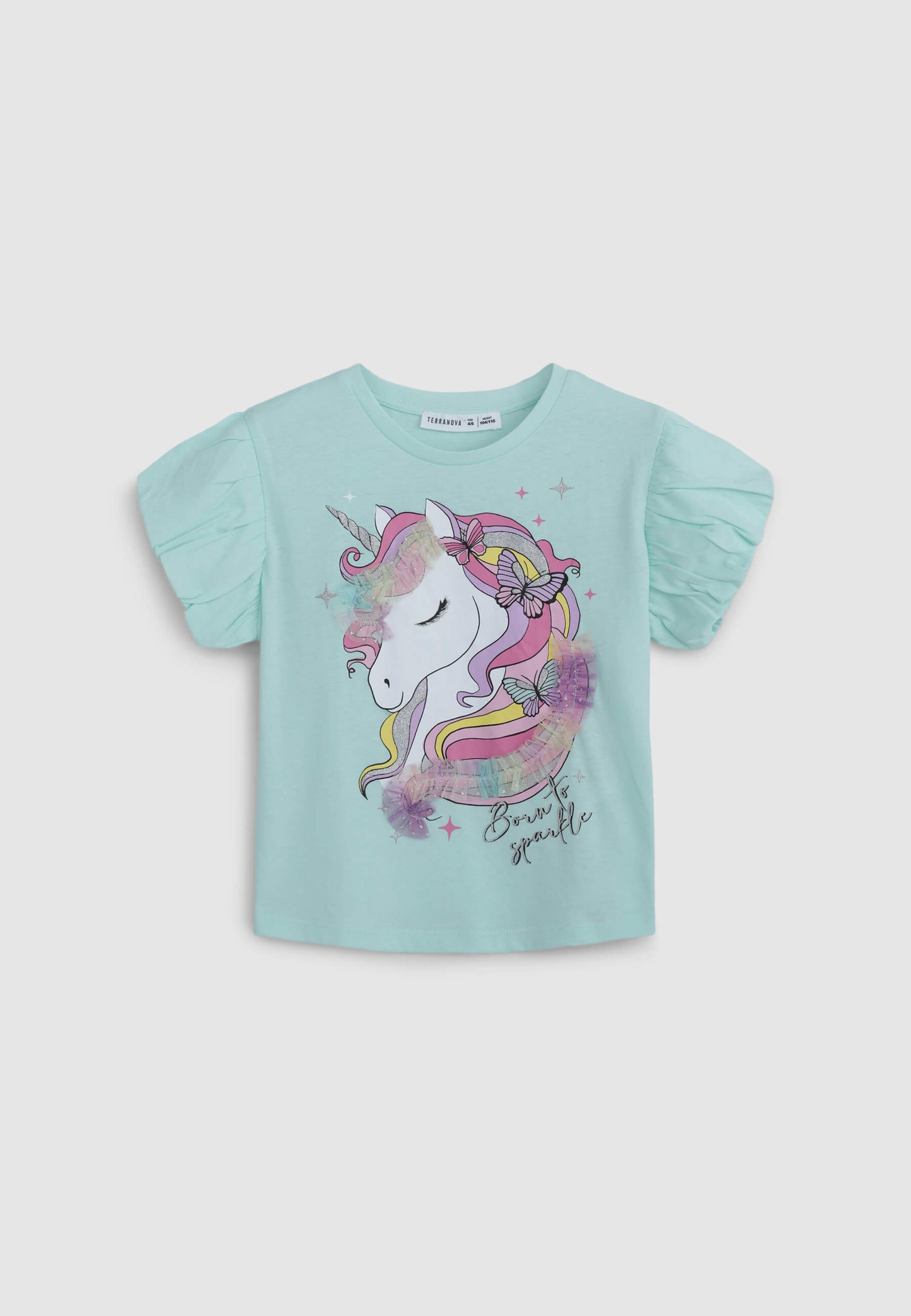 Kids Girls Short-sleeved T-shirt