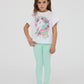 Kids Girls Short-sleeved T-shirt