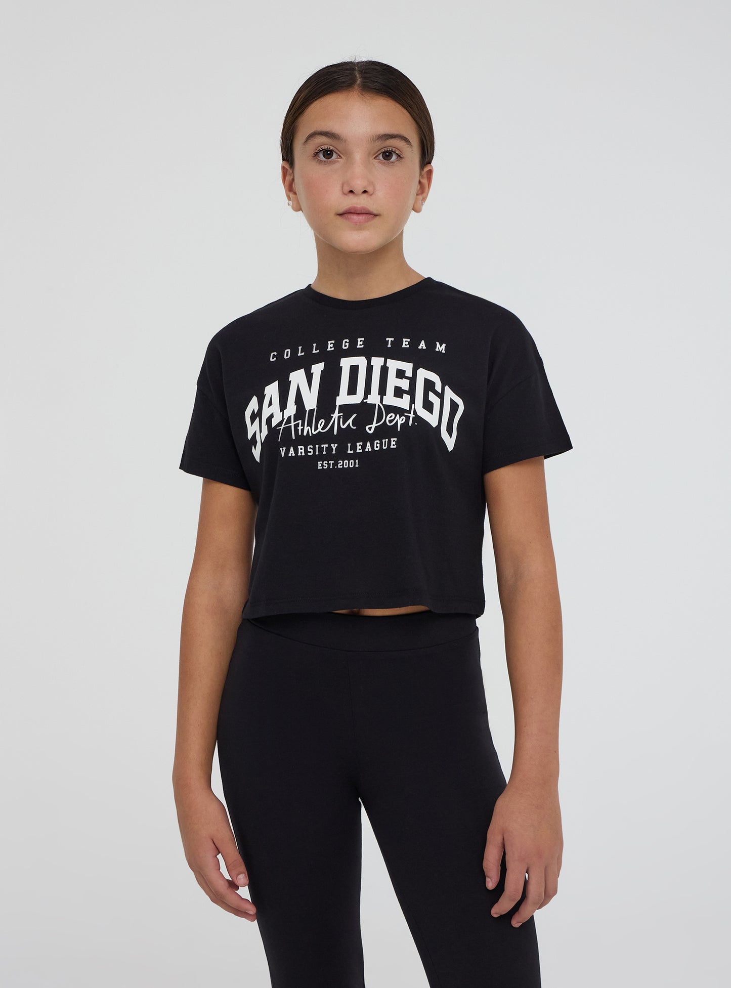 Kids Girls Short-sleeved T-shirt