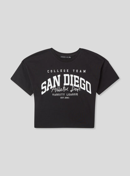 Kids Girls Short-sleeved T-shirt