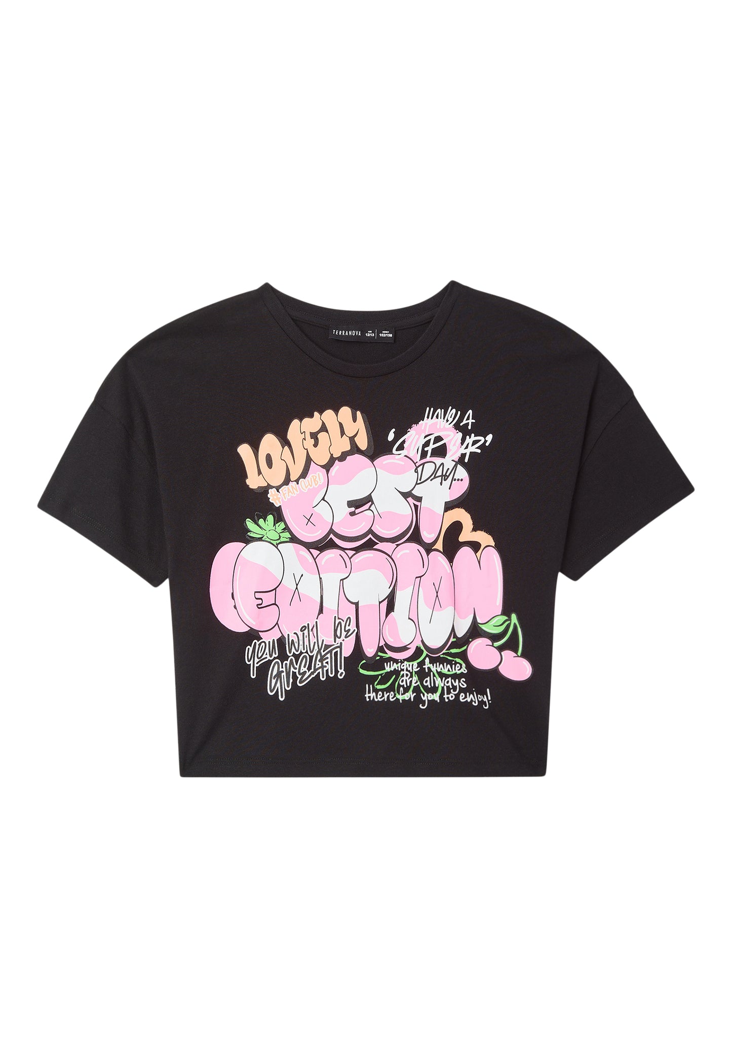 Kids Girls Short-sleeved T-shirt