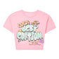 Kids Girls Short-sleeved T-shirt