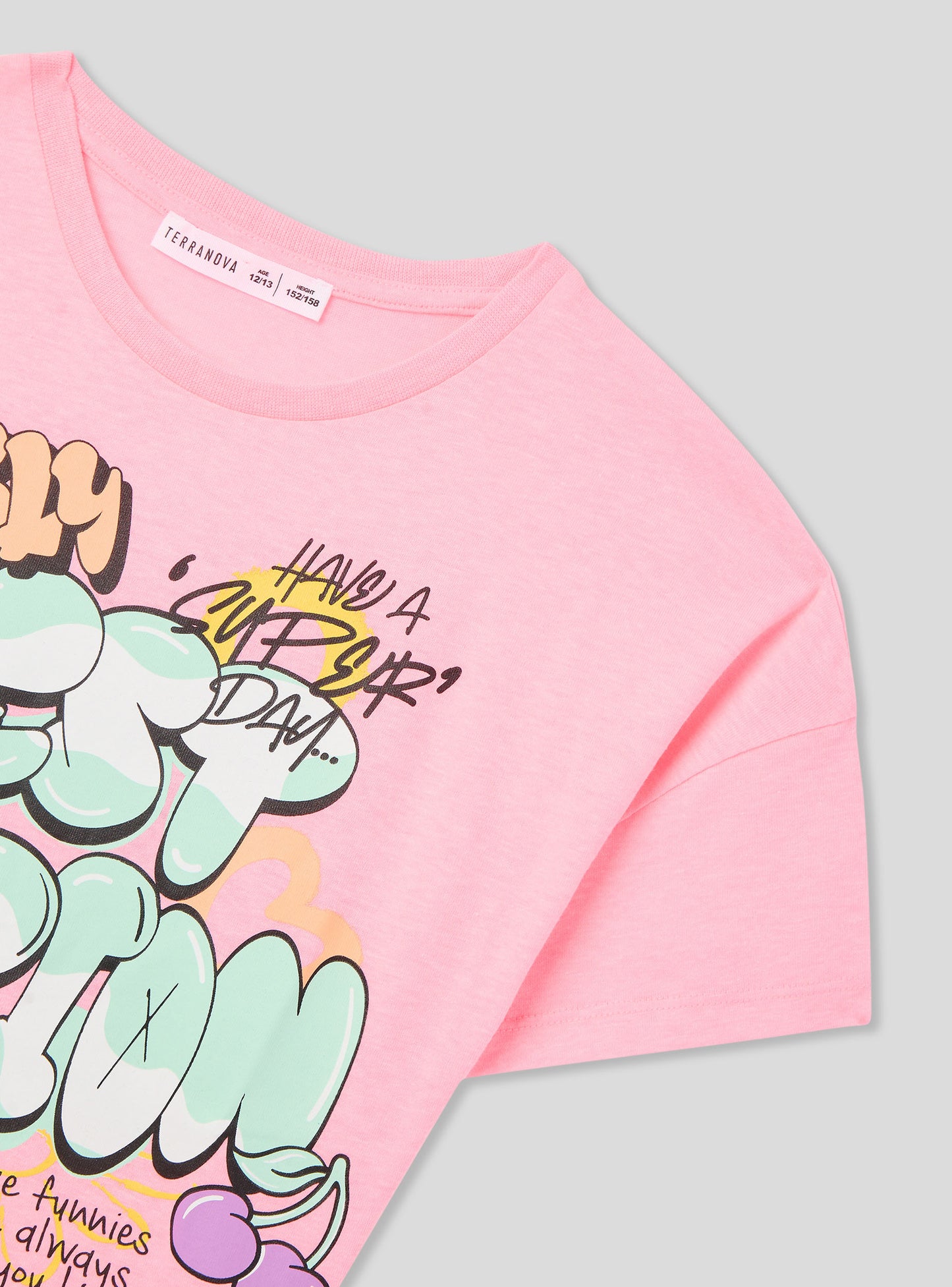 Kids Girls Short-sleeved T-shirt