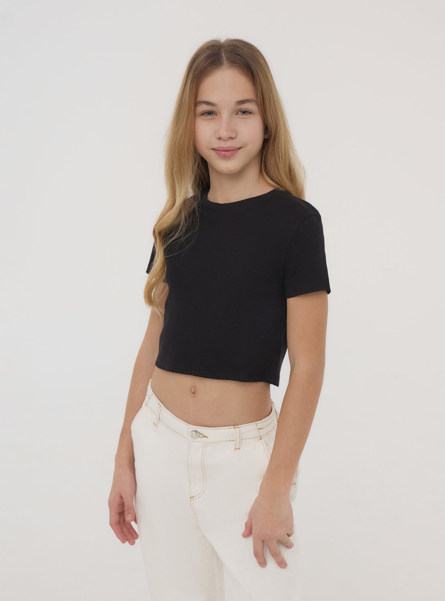 Kids Girls Short-sleeved T-shirt