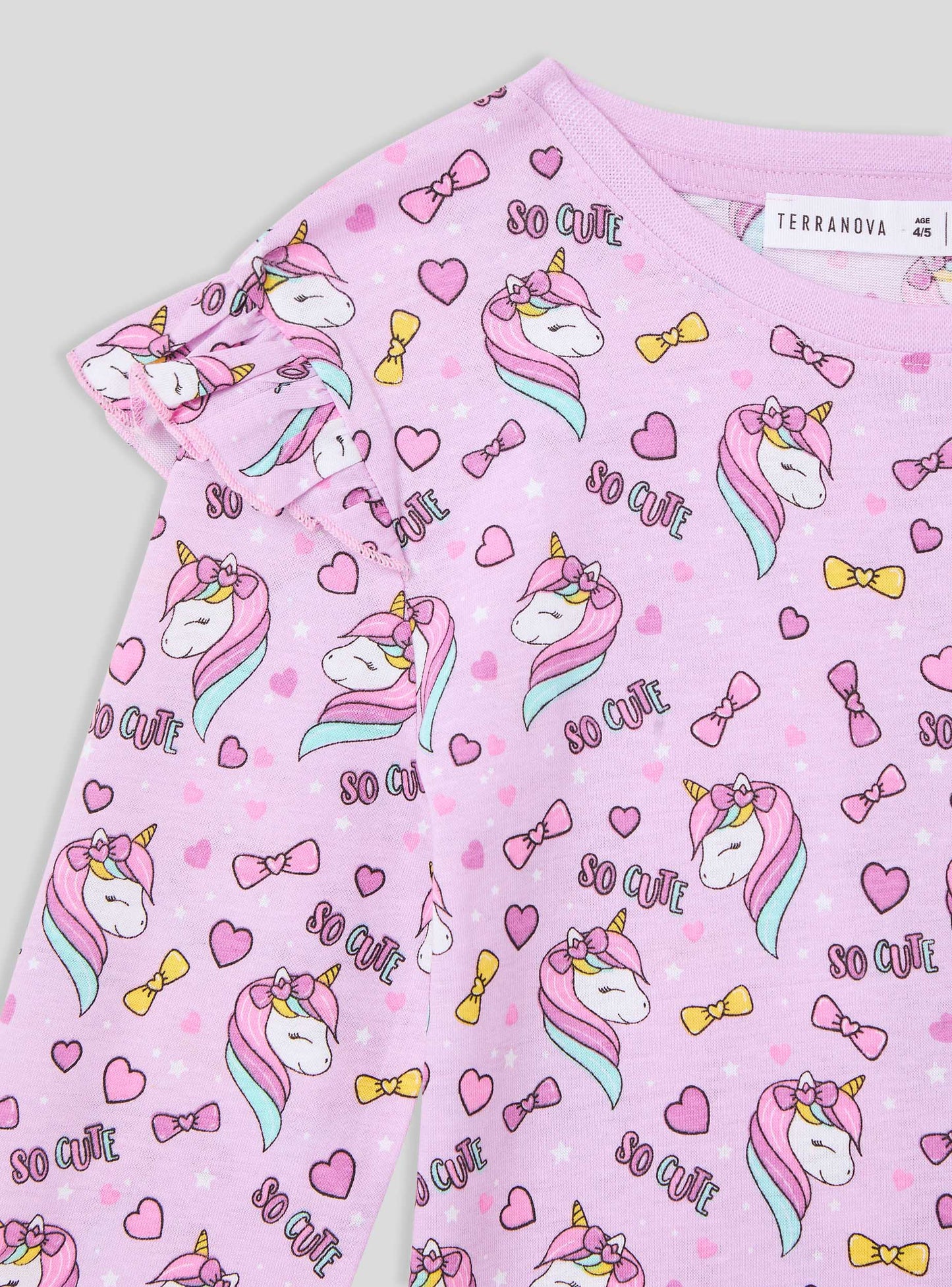 Kids Girls Long-sleeved T-shirt