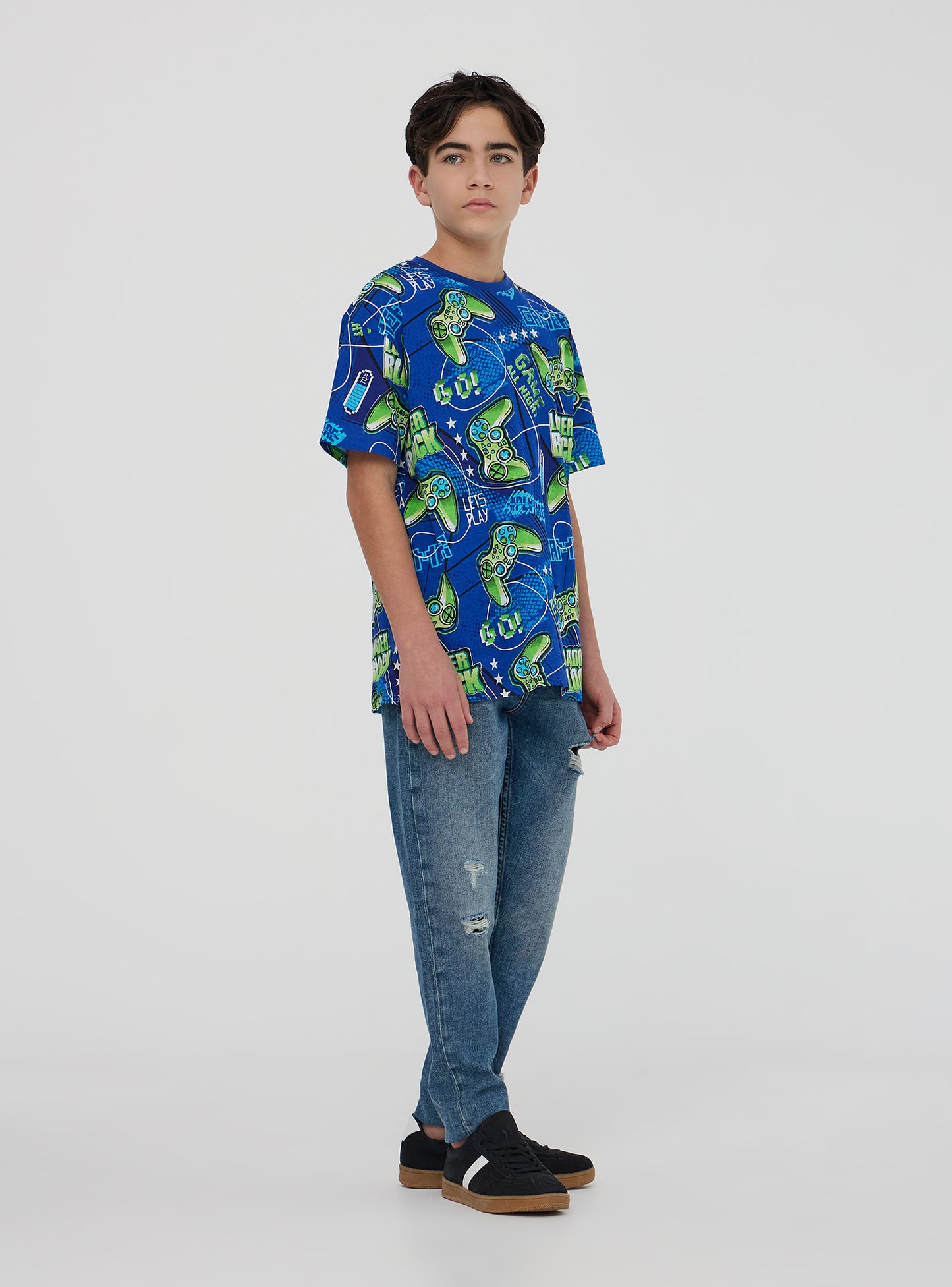 Kids Boys Short-sleeved T-shirt