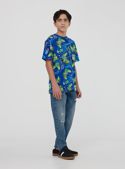 Kids Boys Short-sleeved T-shirt