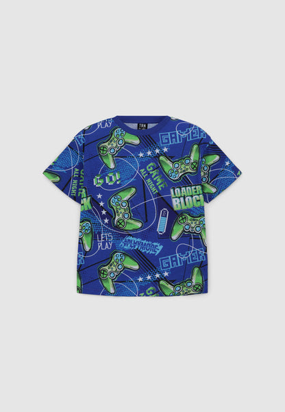 Kids Boys Short-sleeved T-shirt