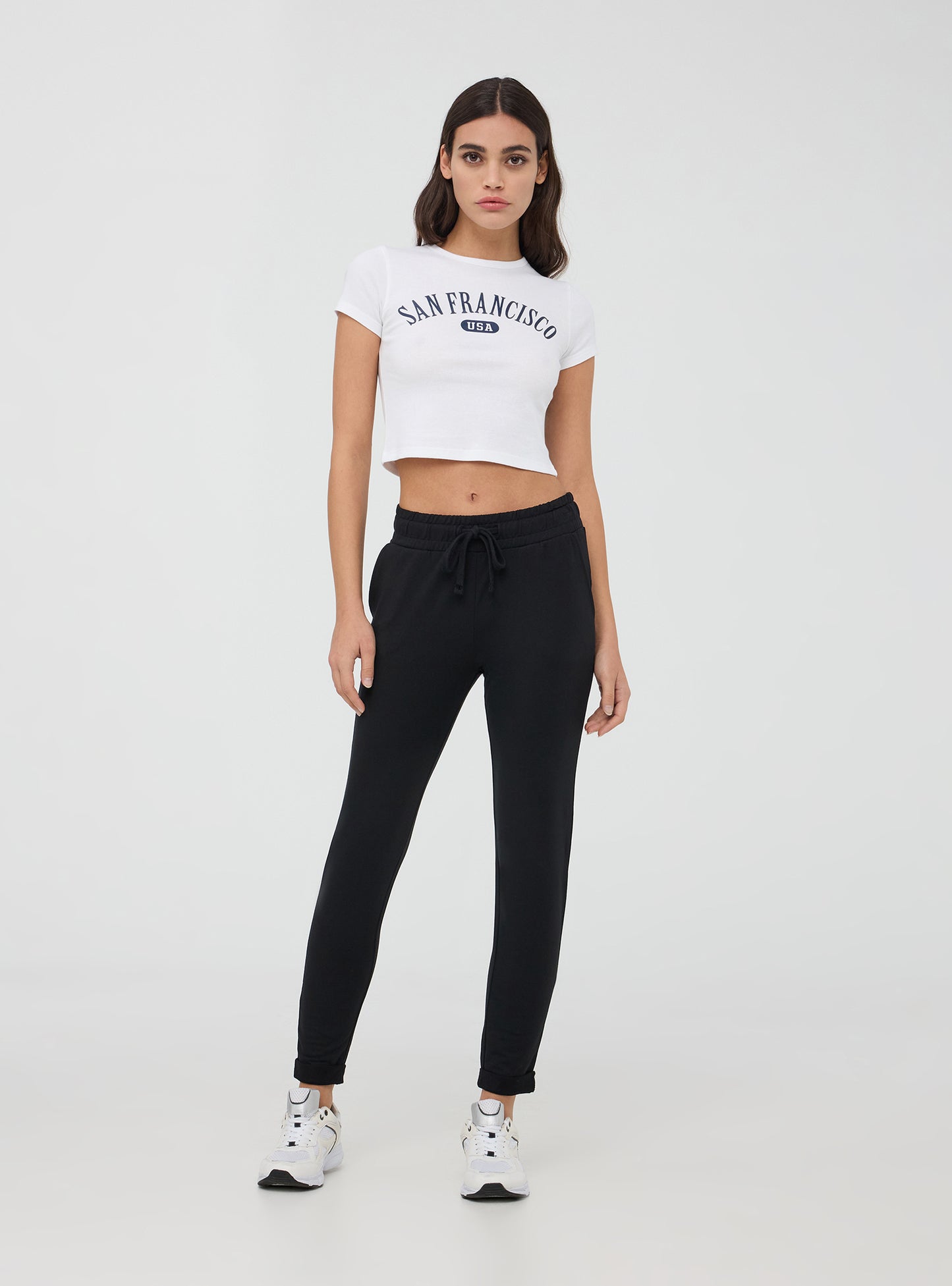 Woman Full-length gym pants