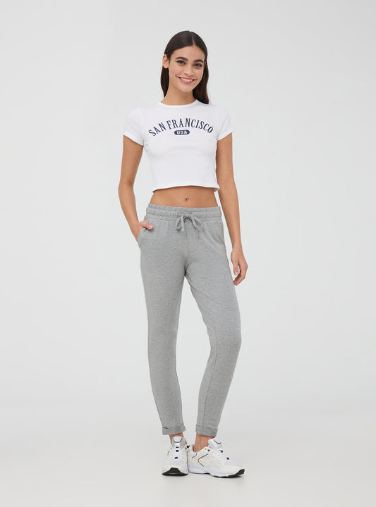 Woman Full-length gym pants