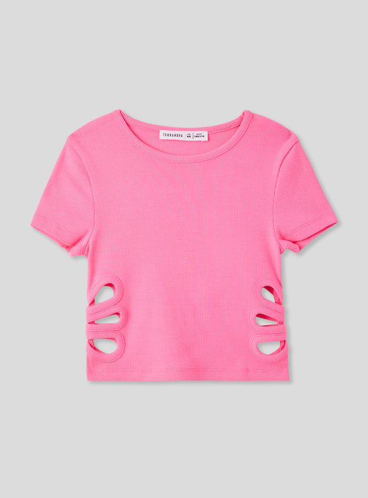 Kids Girls Short-sleeved T-shirt