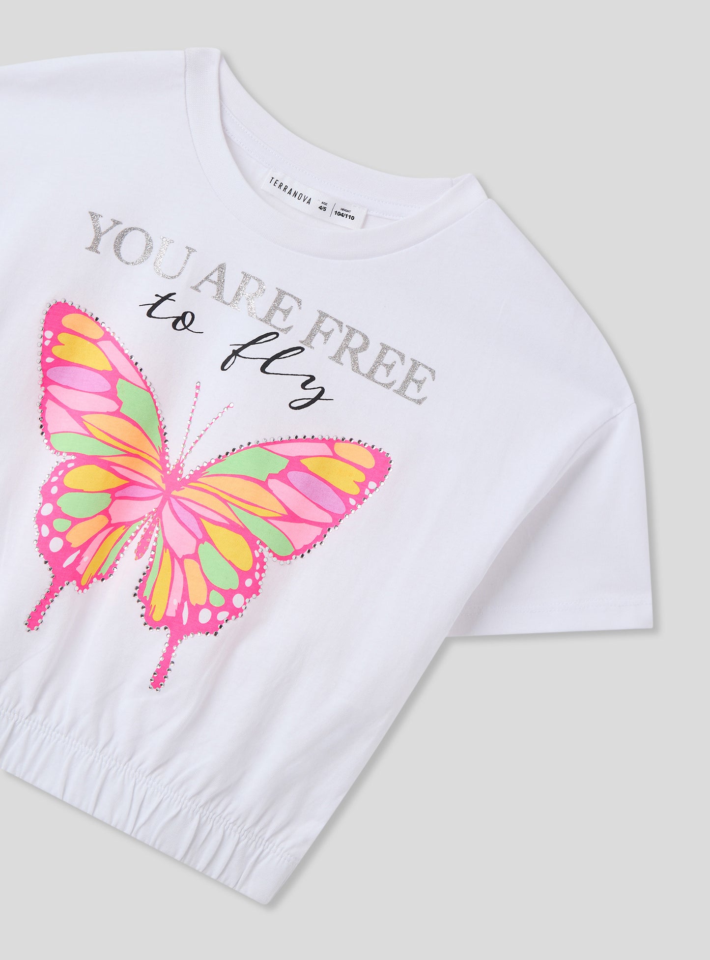Kids Girls Short-sleeved T-shirt