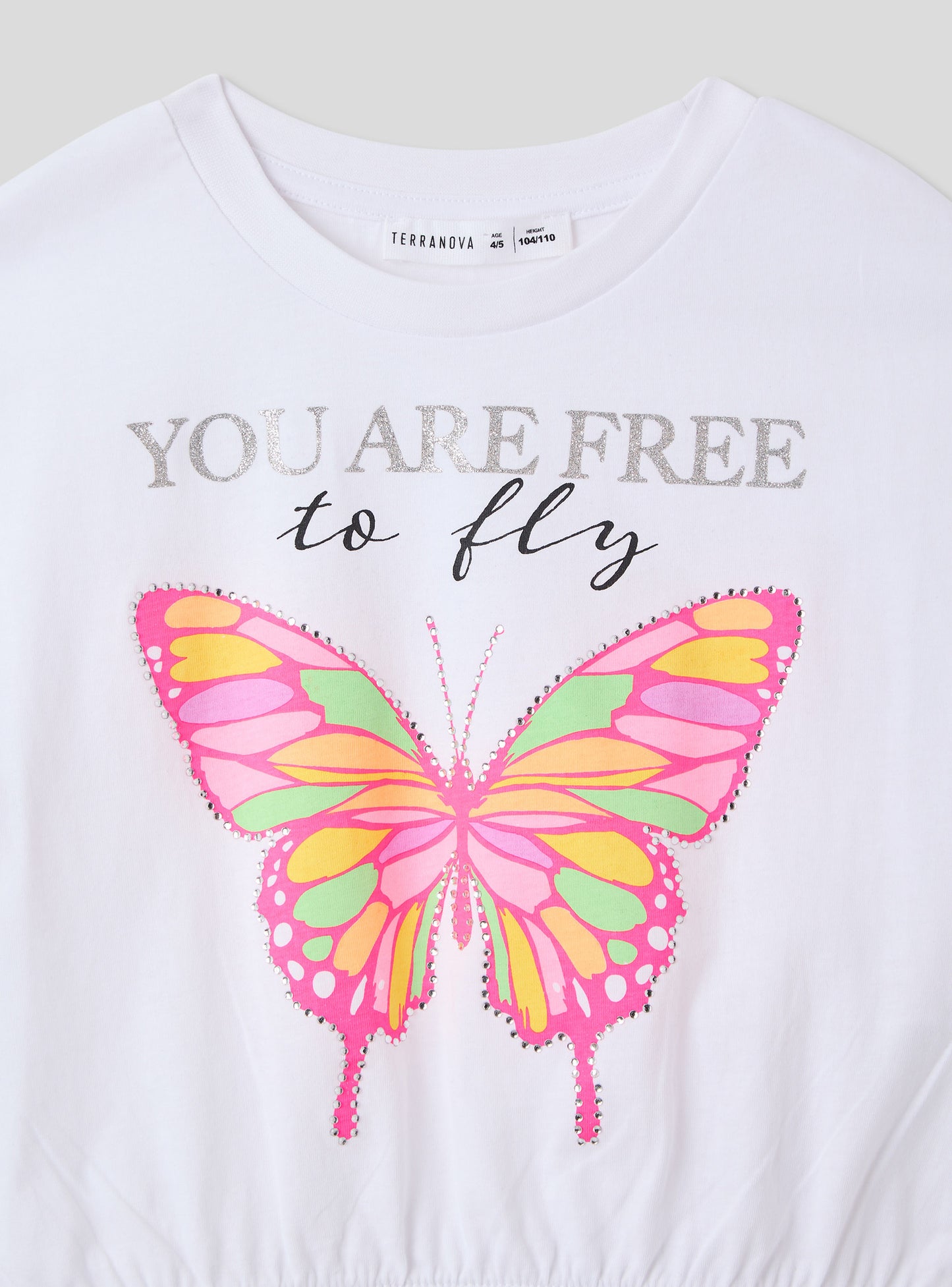 Kids Girls Short-sleeved T-shirt