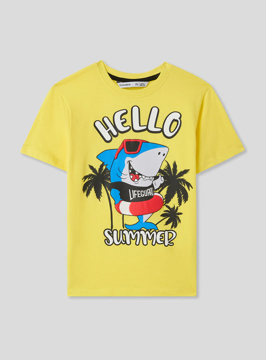 Kids Boys Short-sleeved T-shirt
