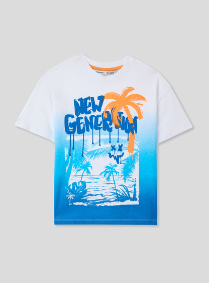 Kids Boys Short-sleeved T-shirt