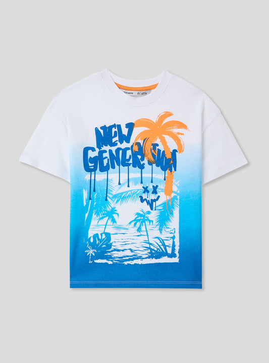 Kids Boys Short-sleeved T-shirt