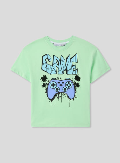 Kids Boys Short-sleeved T-shirt